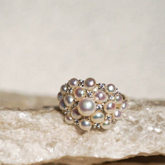 Starry Freshwater Pearl Ring