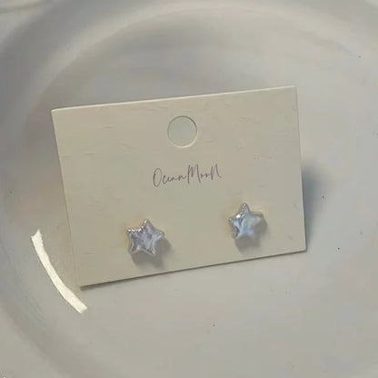 Baroque Star Pearl Studs