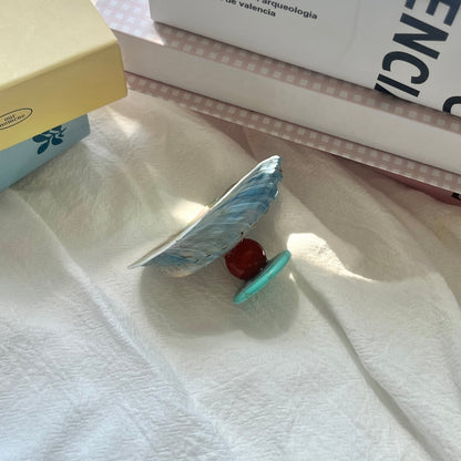 Blue Abalone Crystal Display