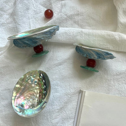 Blue Abalone Crystal Display