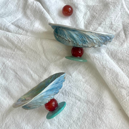 Blue Abalone Crystal Display