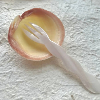 Wave Shell Spoon & Fork