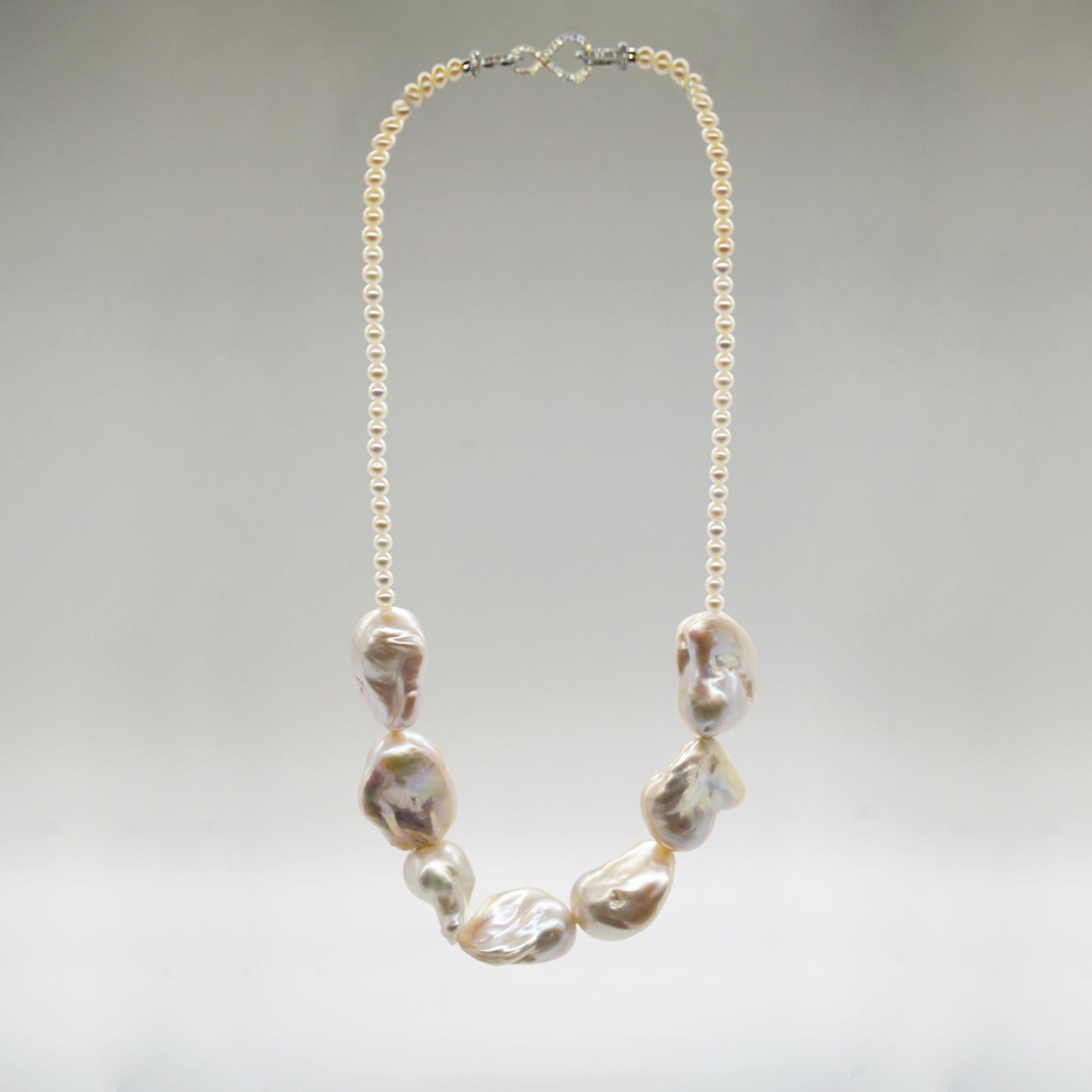 Half-moon Baroque Pearl Necklace