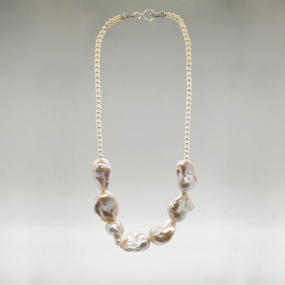 Half-moon Baroque Pearl Necklace