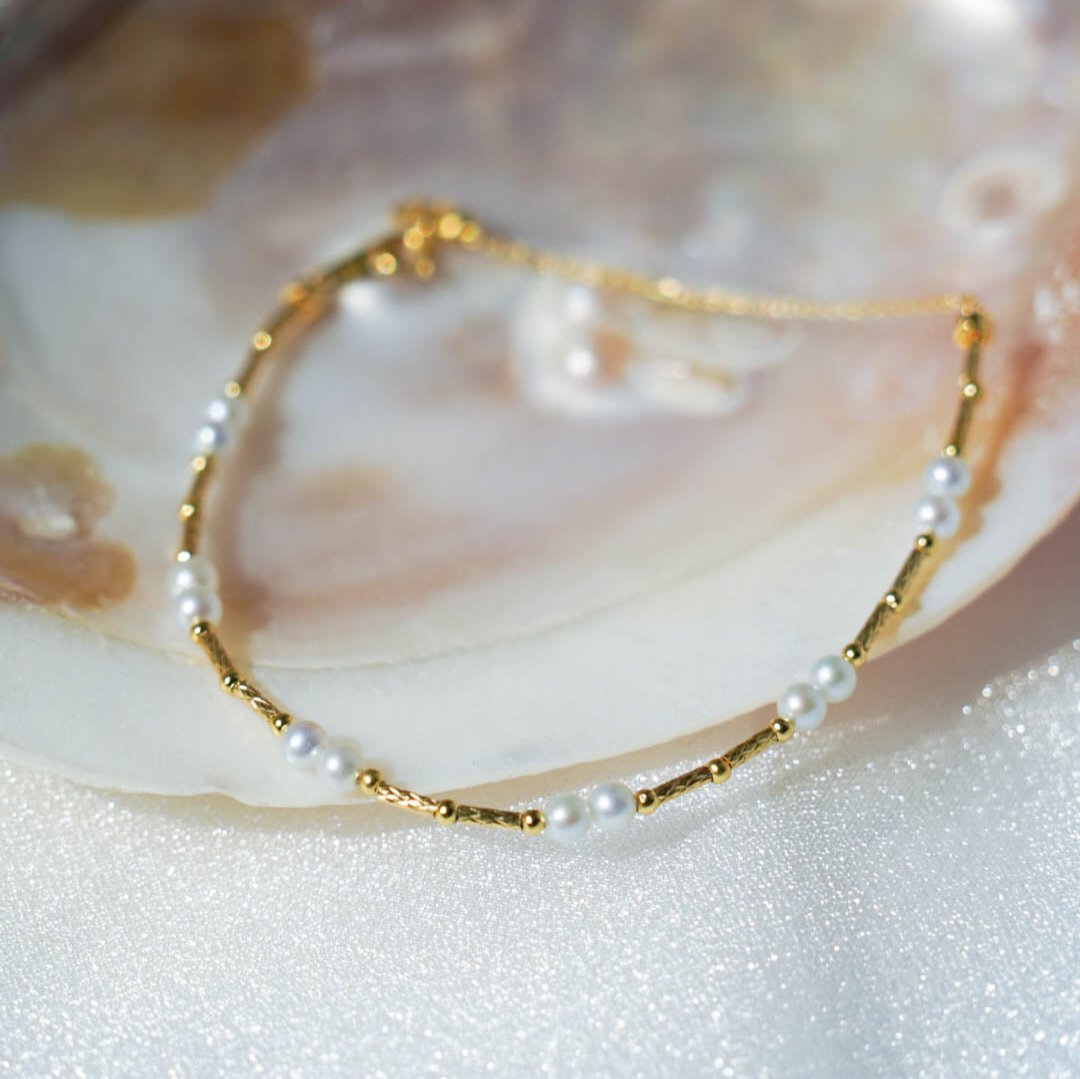 Star Line Pearl Bracelet