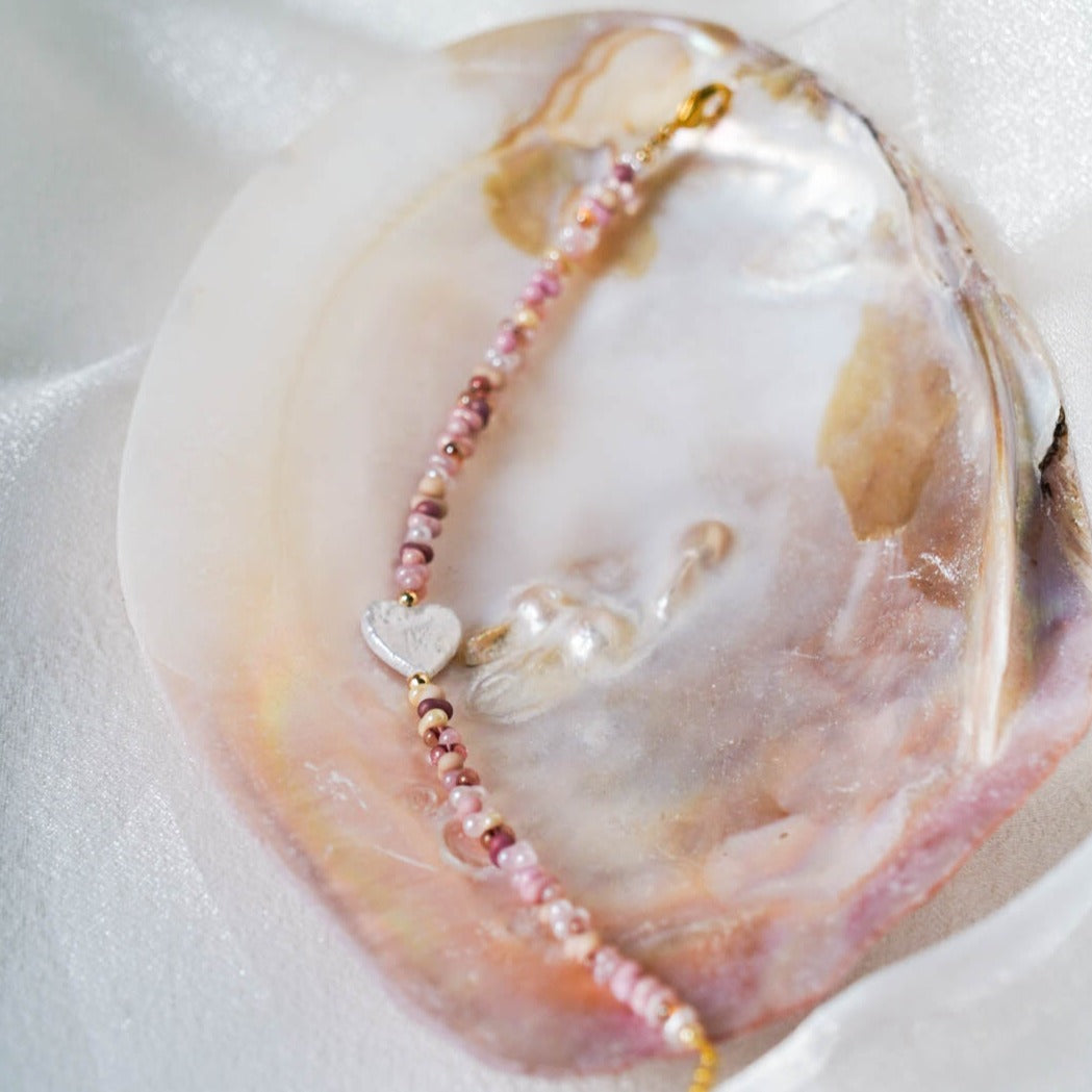 Pink Love Baroque Pearl Bracelet