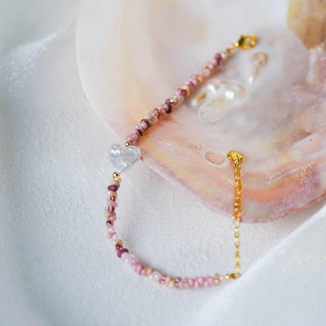 Pink Love Baroque Pearl Bracelet