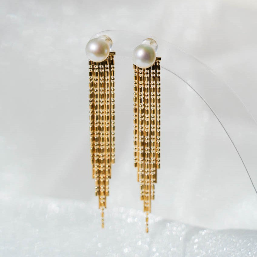 Tassels Pearl Earring