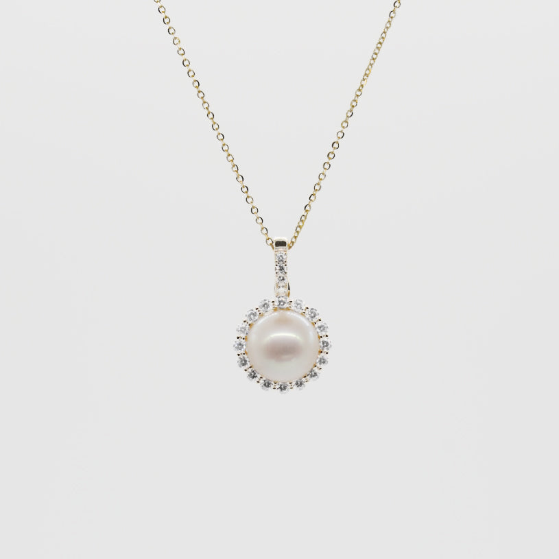 Sunflower Freshwater Pearl Necklace