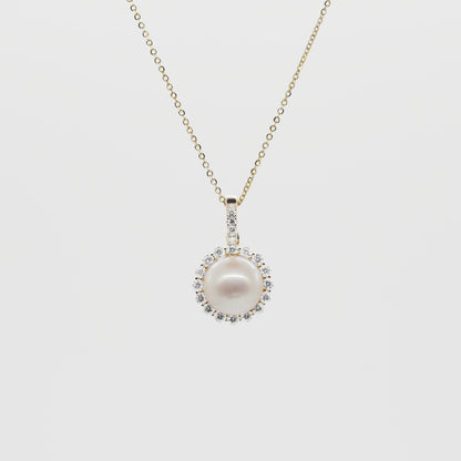 Sunflower Freshwater Pearl Necklace