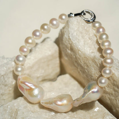 Half-Moon Baroque Pearl Bracelet