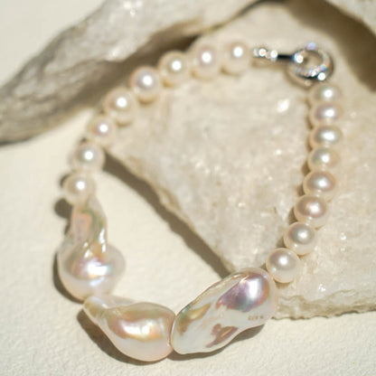 Half-Moon Baroque Pearl Bracelet