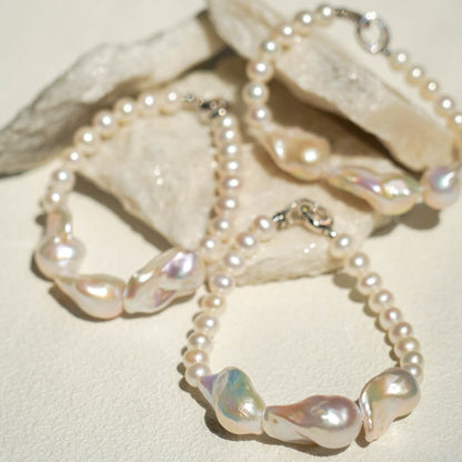 Half-Moon Baroque Pearl Bracelet