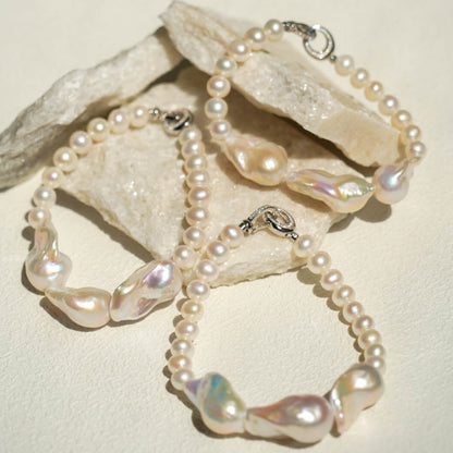 Half-Moon Baroque Pearl Bracelet