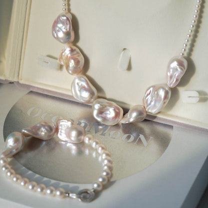 Half-Moon Baroque Pearl Set