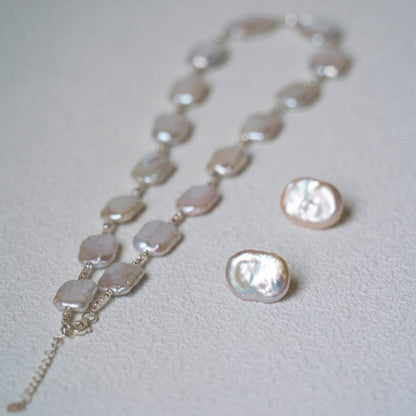 Square Baroque Pearl Set