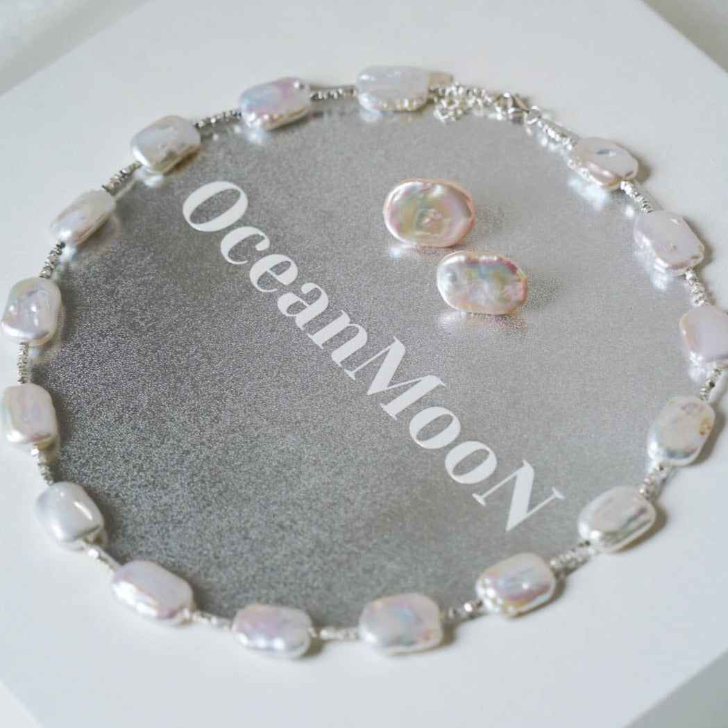 Square Baroque Pearl Set