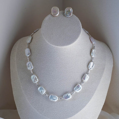 Square Baroque Pearl Set