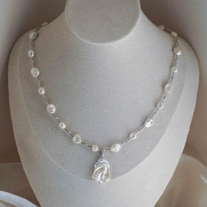 Petal Baroque Pearl Necklace