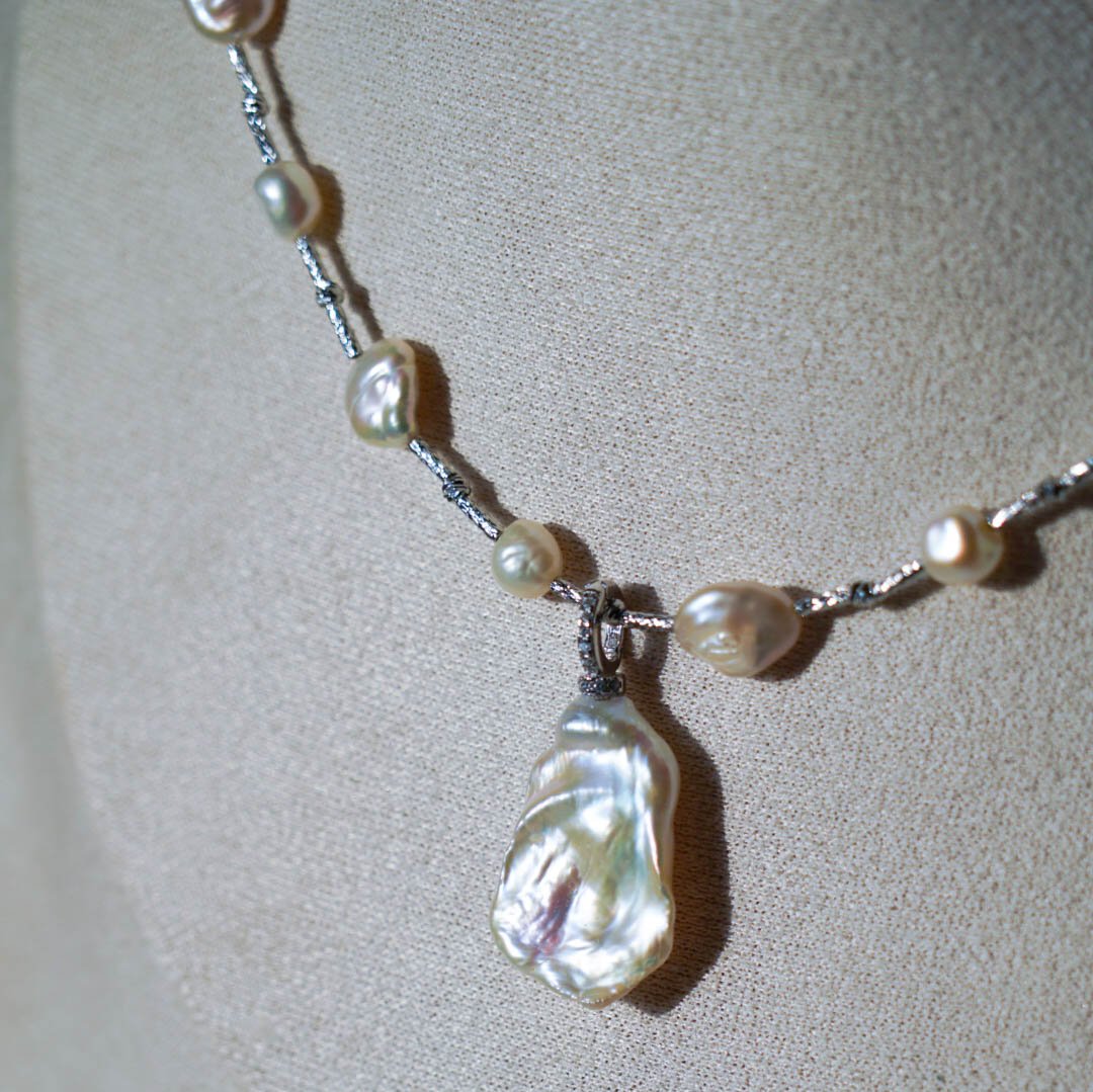 Petal Baroque Pearl Necklace