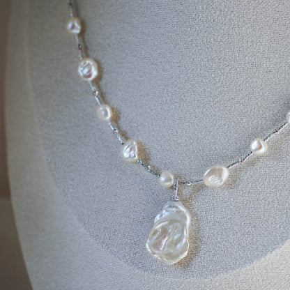 Petal Baroque Pearl Necklace