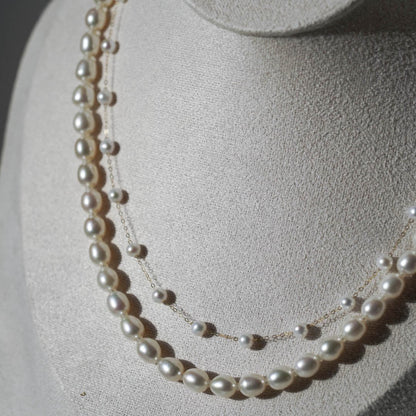 Oval Pearl Necklace