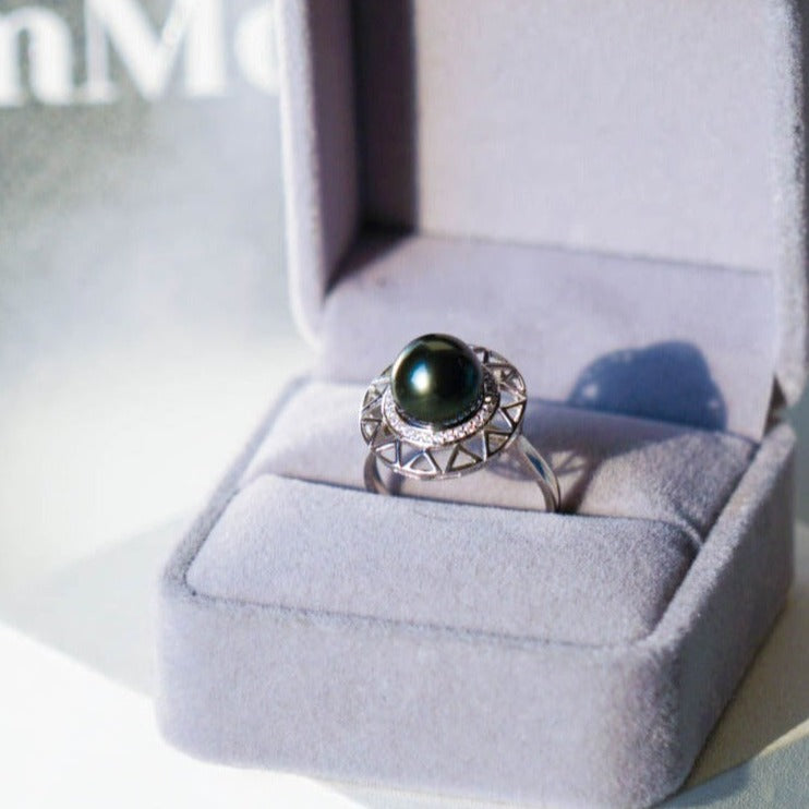 Compass Tahitian Pearl Ring