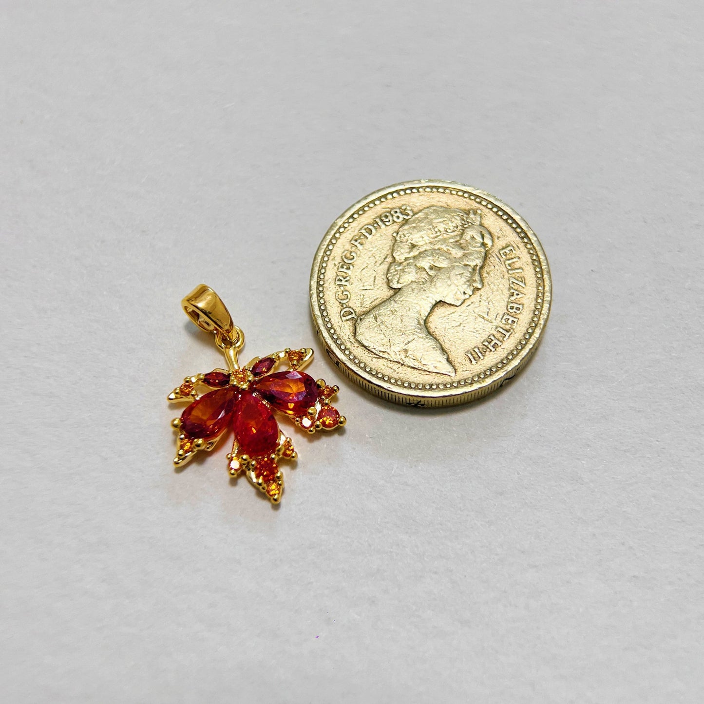 Maple Leaf Charm