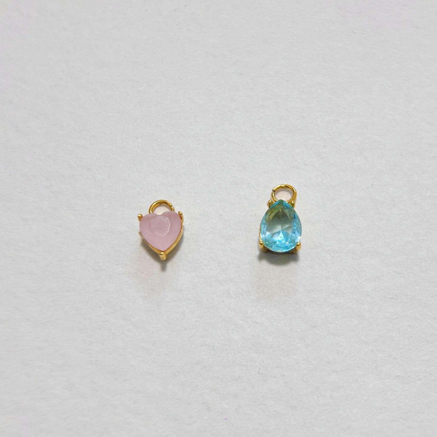 Heart & Teardrop Charm