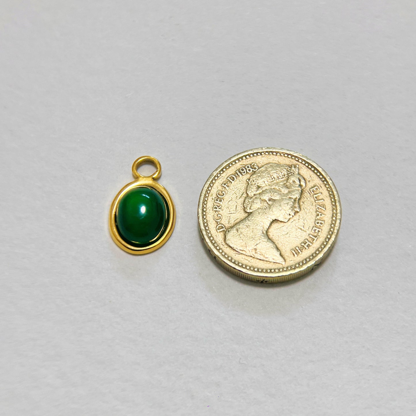 Green Gem Charm