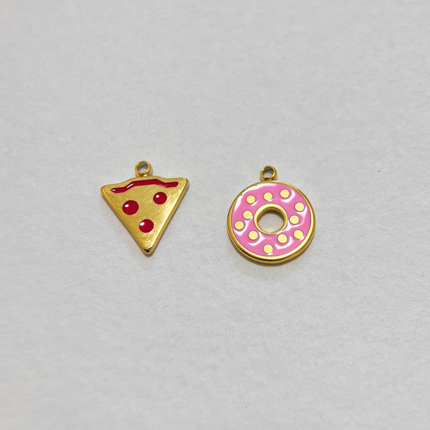 Pizza & Donut Charm