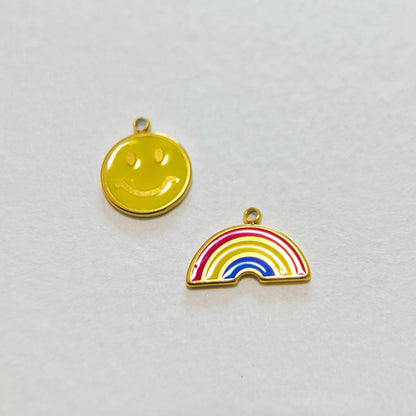 Rainbow Smile Charm