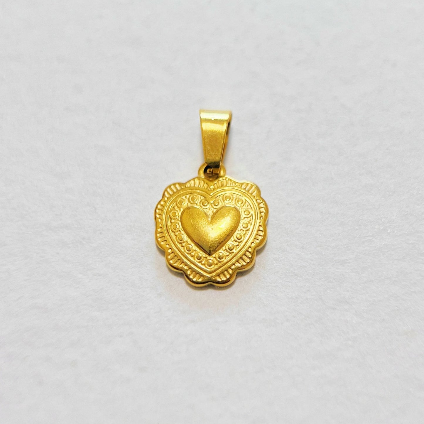 Lace Heart Charm