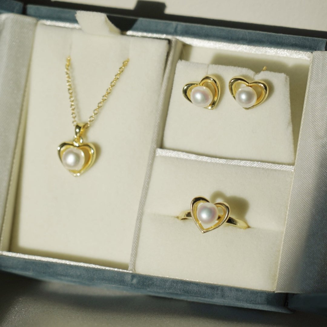 Cute Love Pearl Set